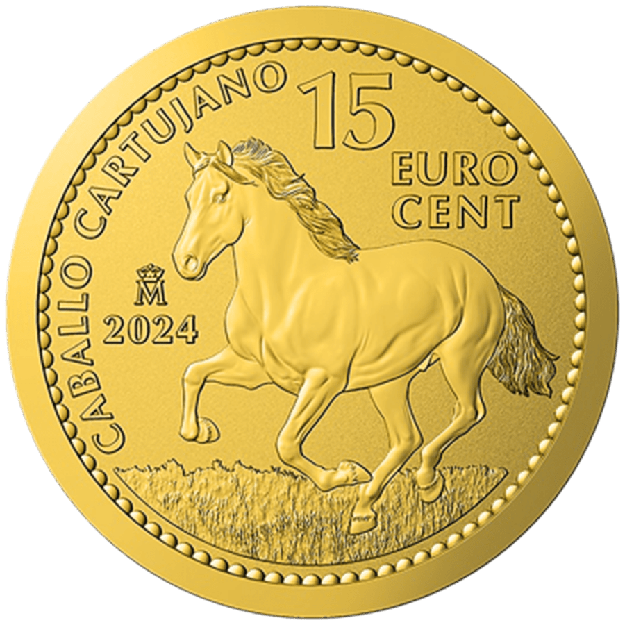 1/10 ounce Gold Coin - Spain Horse Reverse Proof 2024 — photo 1