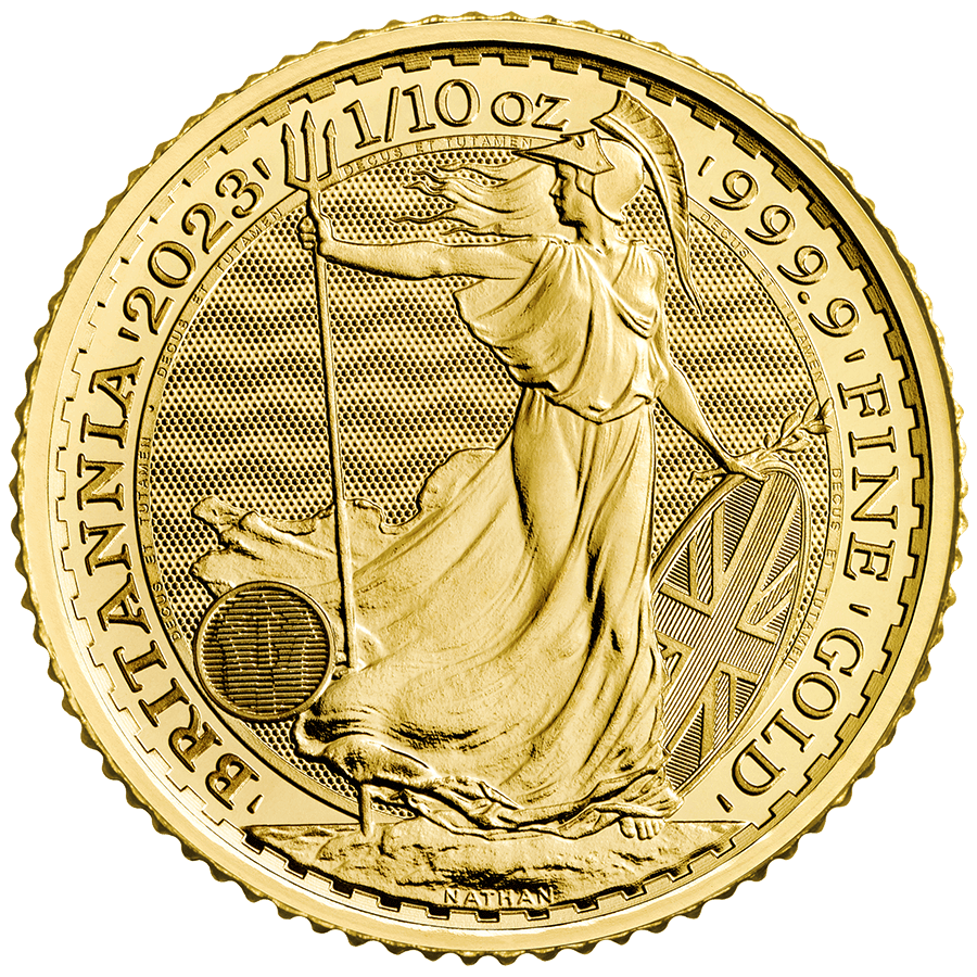 1/10 ounce Gold Coin - Britannia Charles III 2023 — photo 1