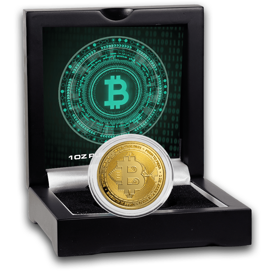 1 ounce Gold Coin - 2025 Bitcoin — photo 1