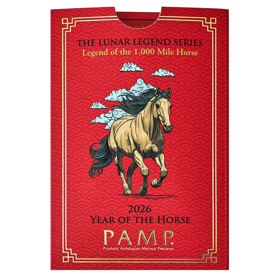 1 ounce Gold Bar - PAMP Suisse Lunar Horse 2026 thumbnail 5