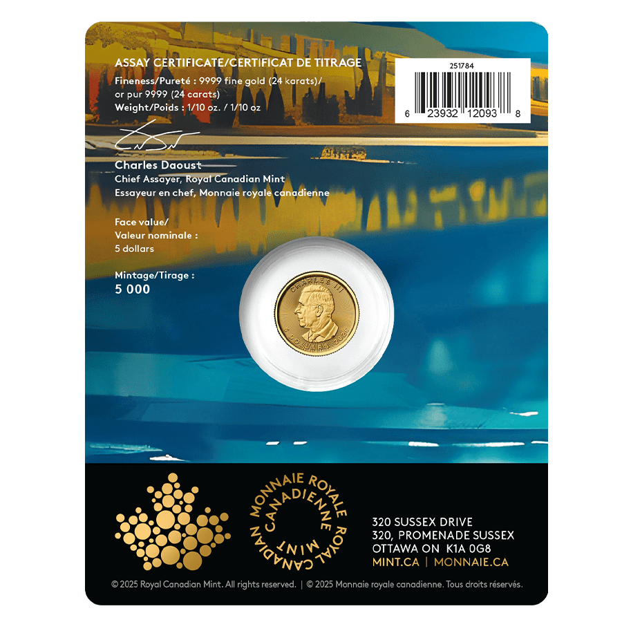 1/10 ounce Gold Coin - Treasured Maple Leaf Premium Bullion thumbnail 2