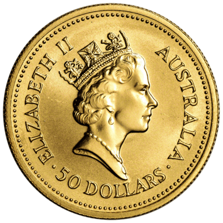 1/2 ounce Gold Coin - Kangaroo - Mixed Years thumbnail 2