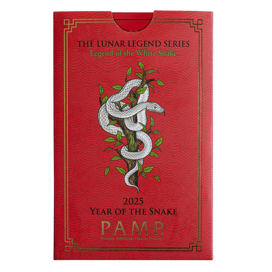 1 ounce Silver Bar - PAMP Suisse Lunar Snake 2025 thumbnail 5