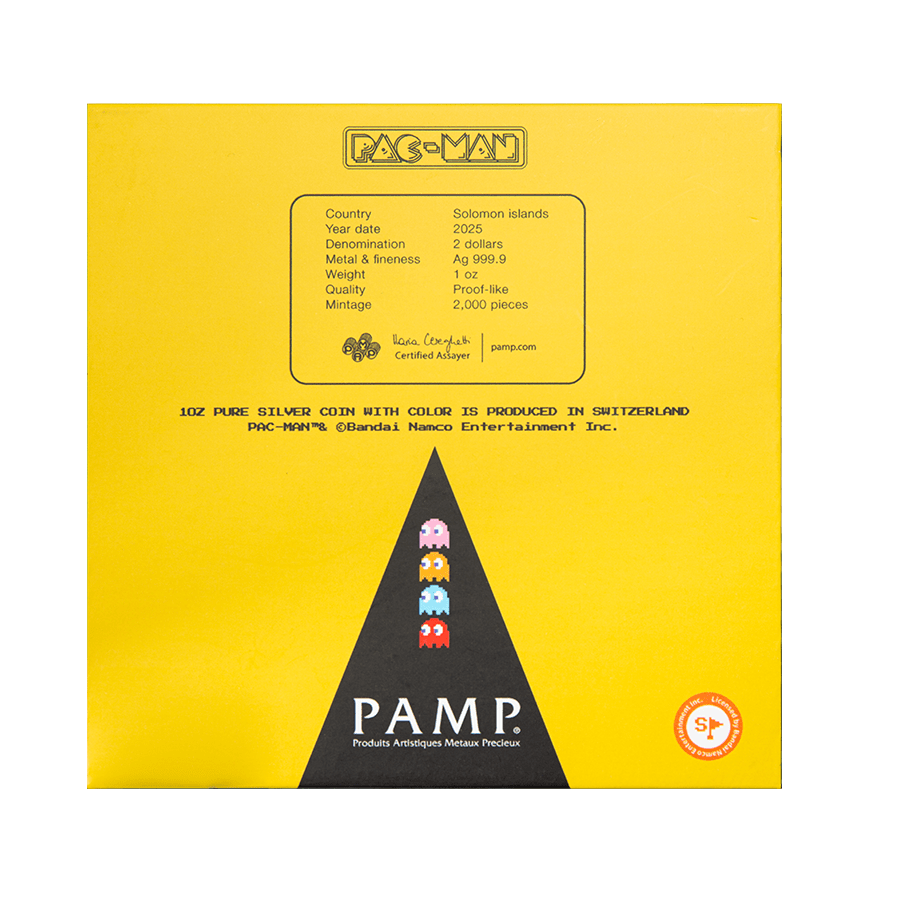 1 ounce Silver Coin - Pac Man 45th Anniversary thumbnail 8