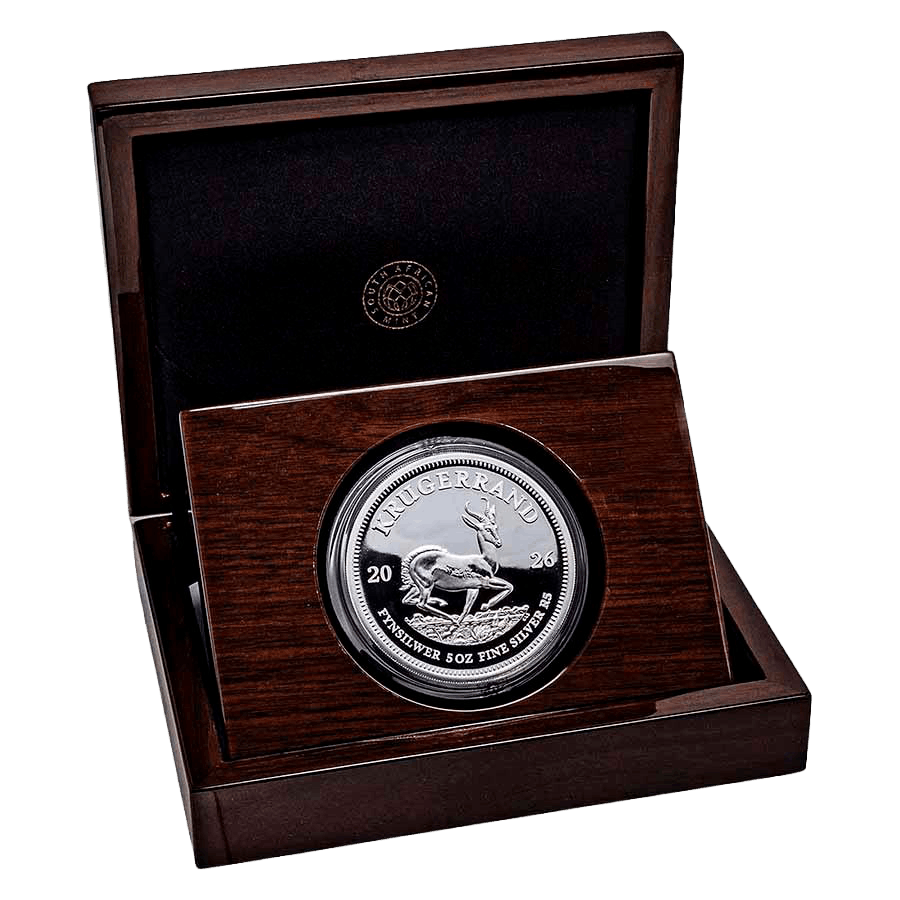 5 ounce Silver Coin - Krugerrand Proof 2026 thumbnail 4