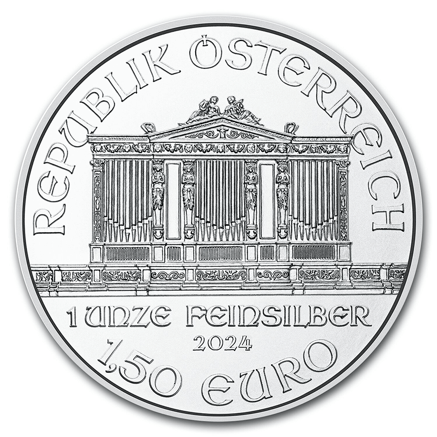 1 ounce Silver Coin - Philharmonic 2024 thumbnail 2
