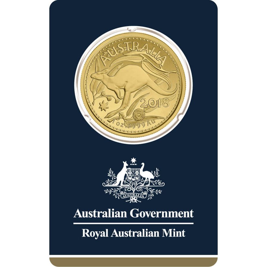 1 ounce Gold Coin - Kangaroo Veriscan BU  — photo 1