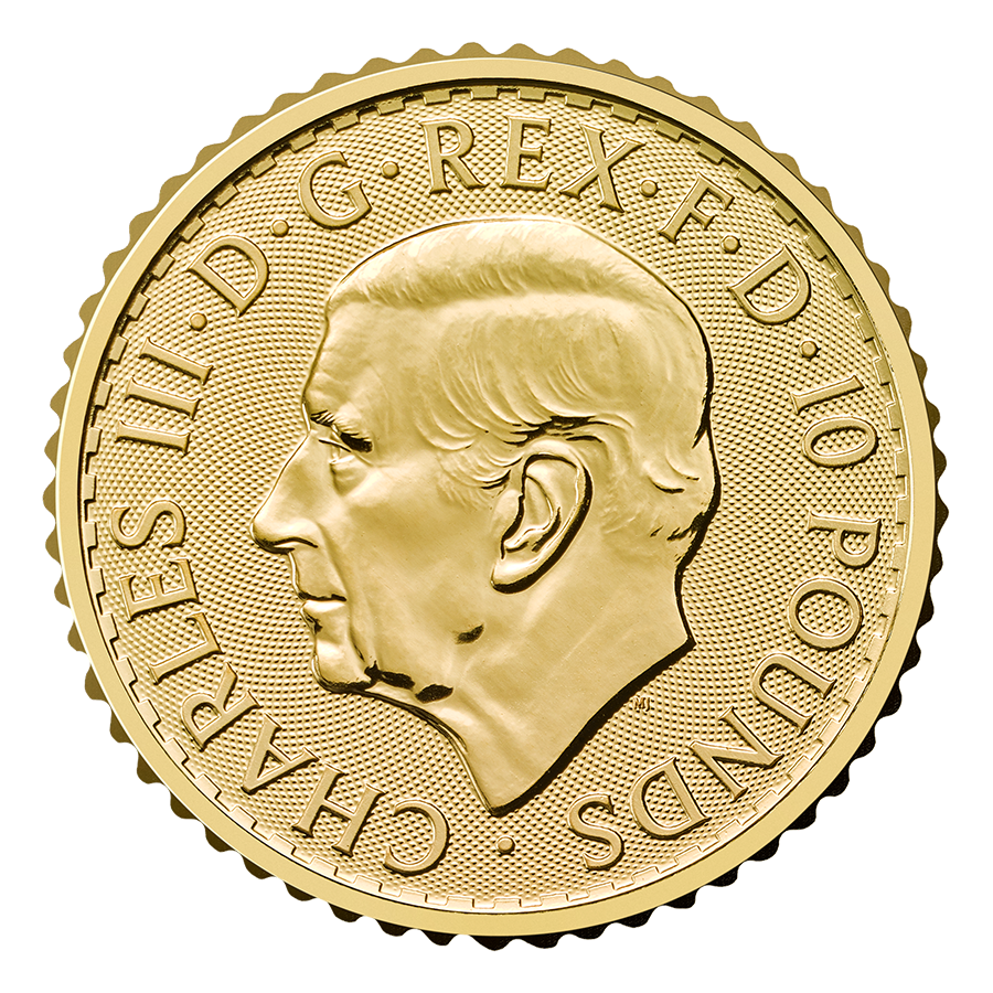 1/10 ounce Gold Coin -  Britannia 2027 thumbnail 2