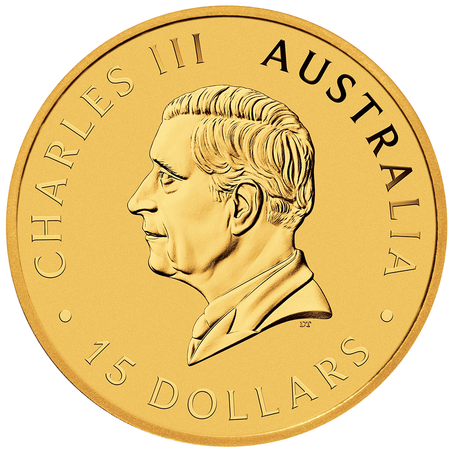 1/10 ounce Gold Coin - Australia Kangaroo 2025 thumbnail 2