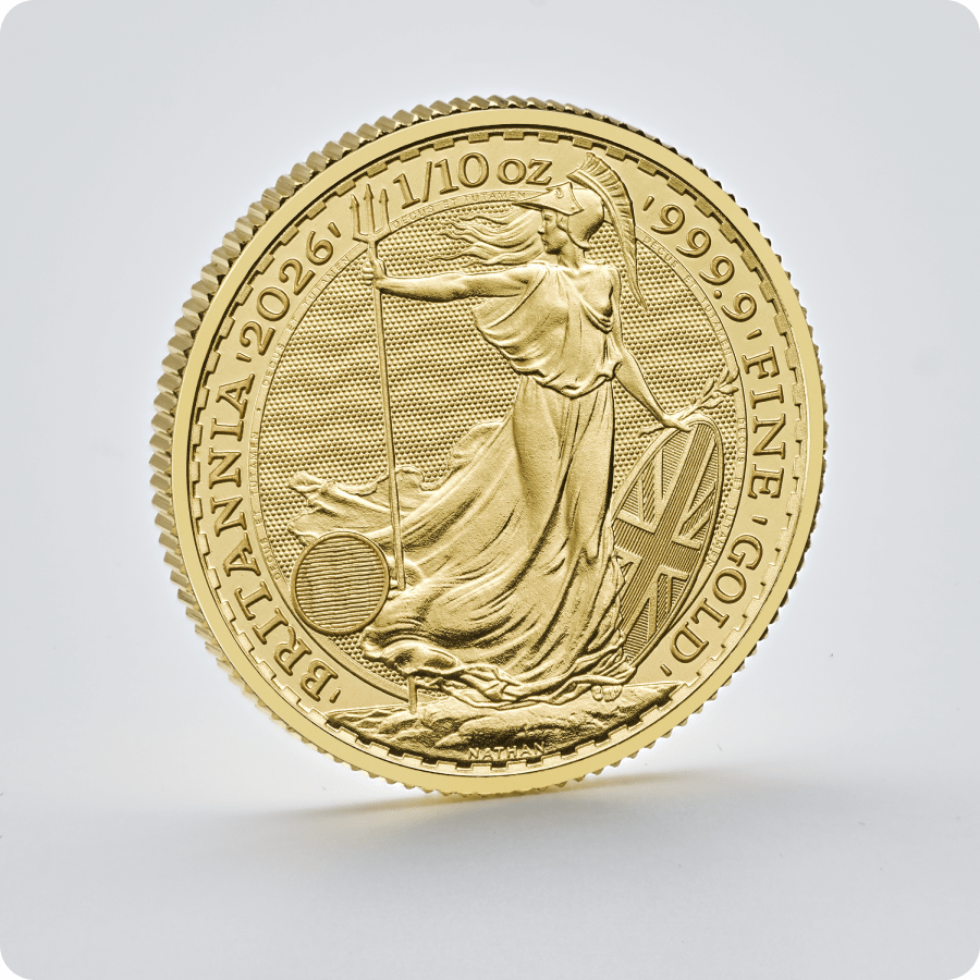 1/10 ounce Gold Coin - Britannia 2026 thumbnail 3