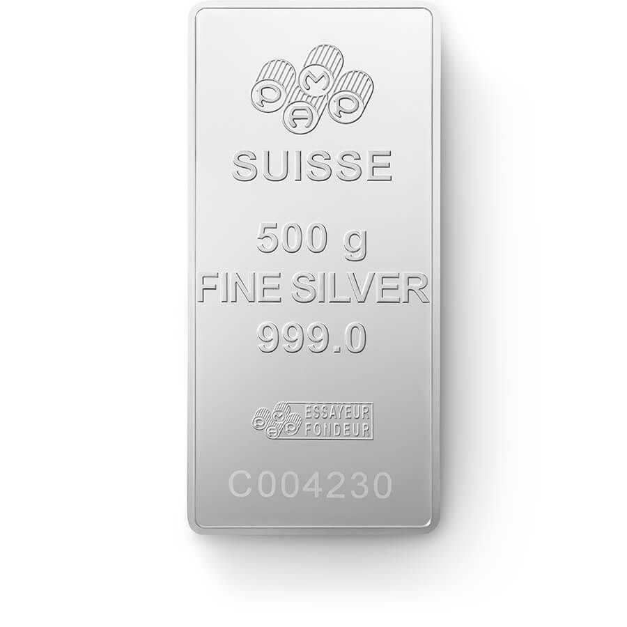 500 gram Silver Bar - PAMP Suisse Lady Fortuna thumbnail 2