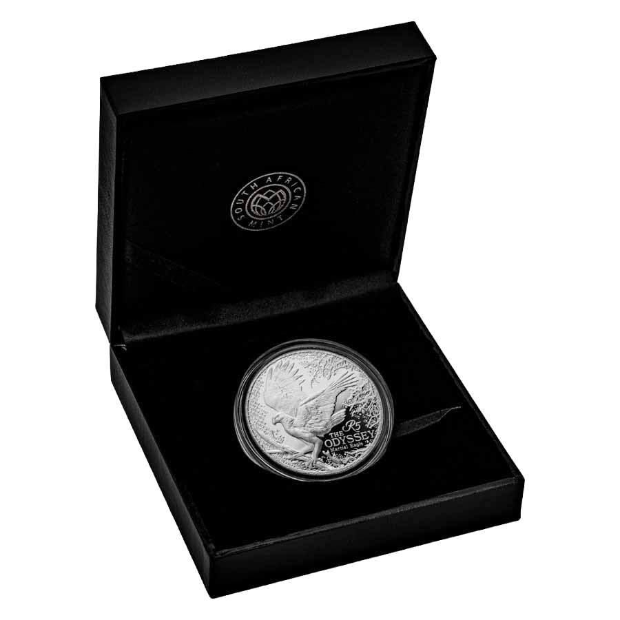 1 ounce Silver Coin - Odyssey of the Sky Martial Eagle Proof 2026 thumbnail 3