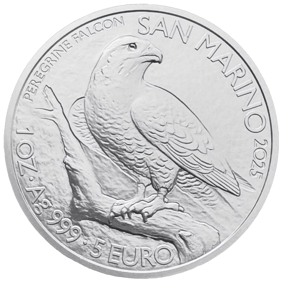 1 ounce Silver Coin - San Marino Falcon 2025 — photo 1