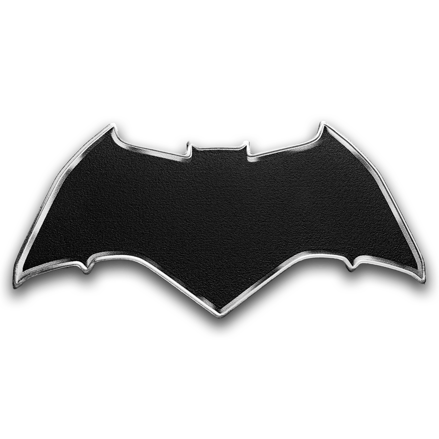 1 ounce Silver Coin - Batman Colorized Batarang 2025 thumbnail 3