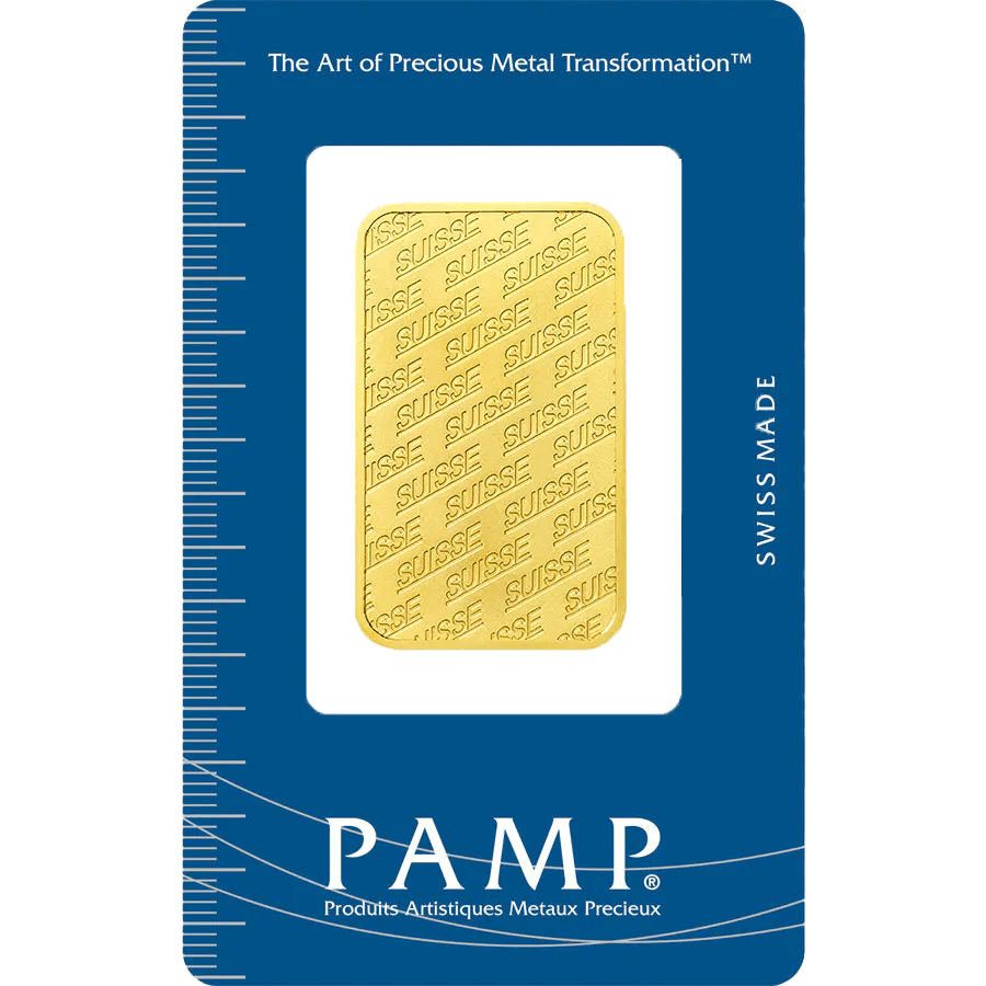 1 ounce Gold Bar - 1st edition PAMP Suisse — photo 1