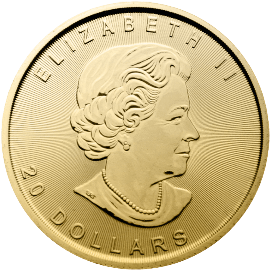 1/2 ounce Gold Coin - Maple Leaf - Mixed Years thumbnail 2