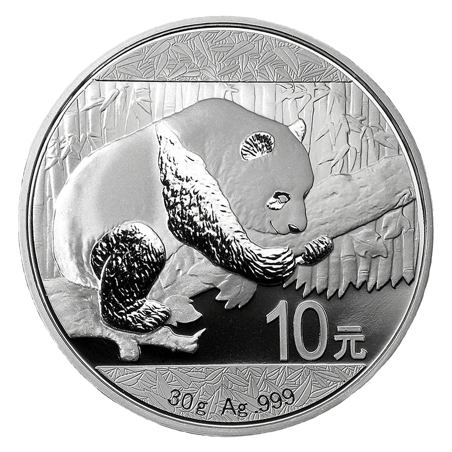 30 gram Silver Coin - Panda - Mixed Years — photo 1