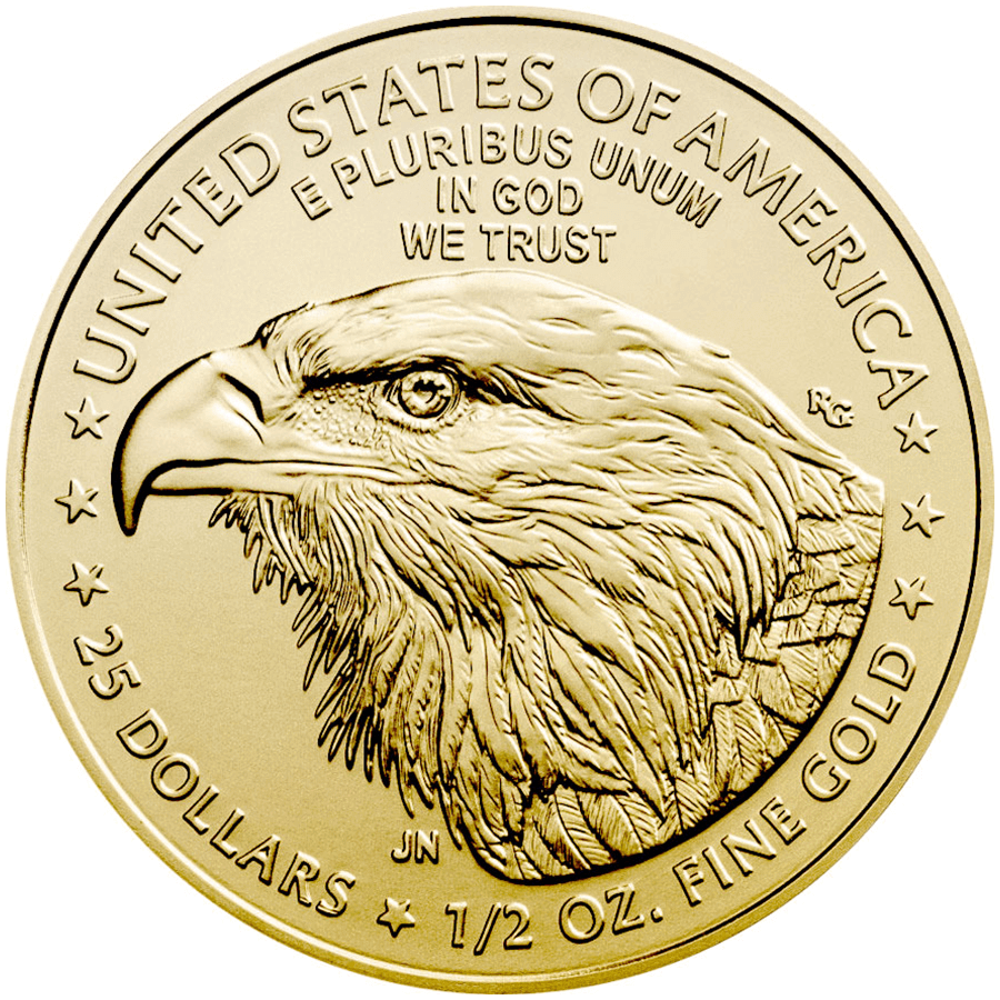 1/2 ounce Gold Coin - American Eagle 2024 thumbnail 2