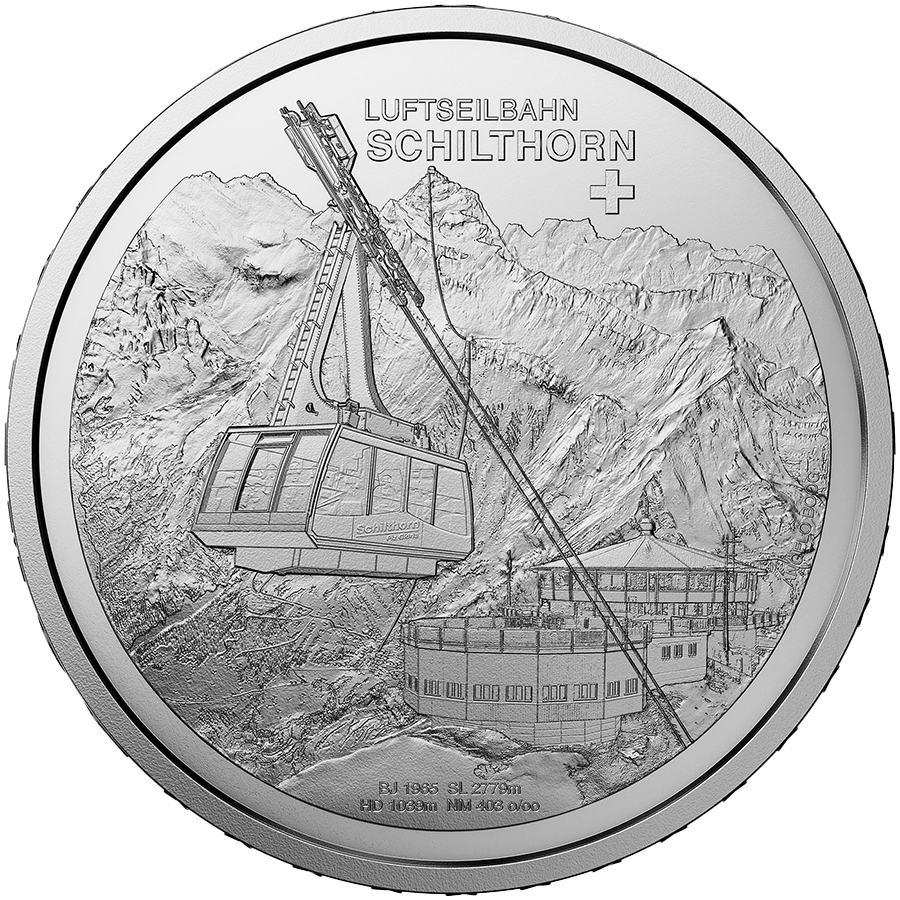 20 gram Silver Coin - Switzerland Schilthorn Proof 2024 — photo 1