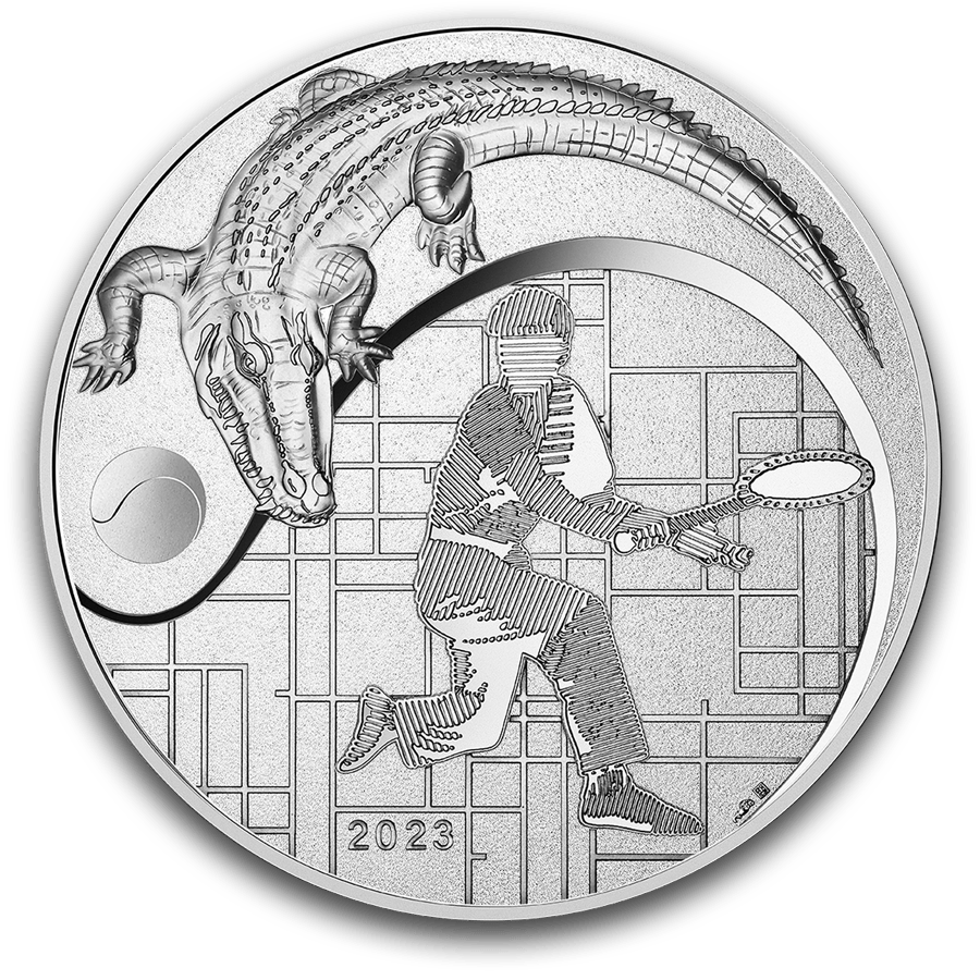 5 ounce Silver Coin - Excellence Series Lacoste — photo 1