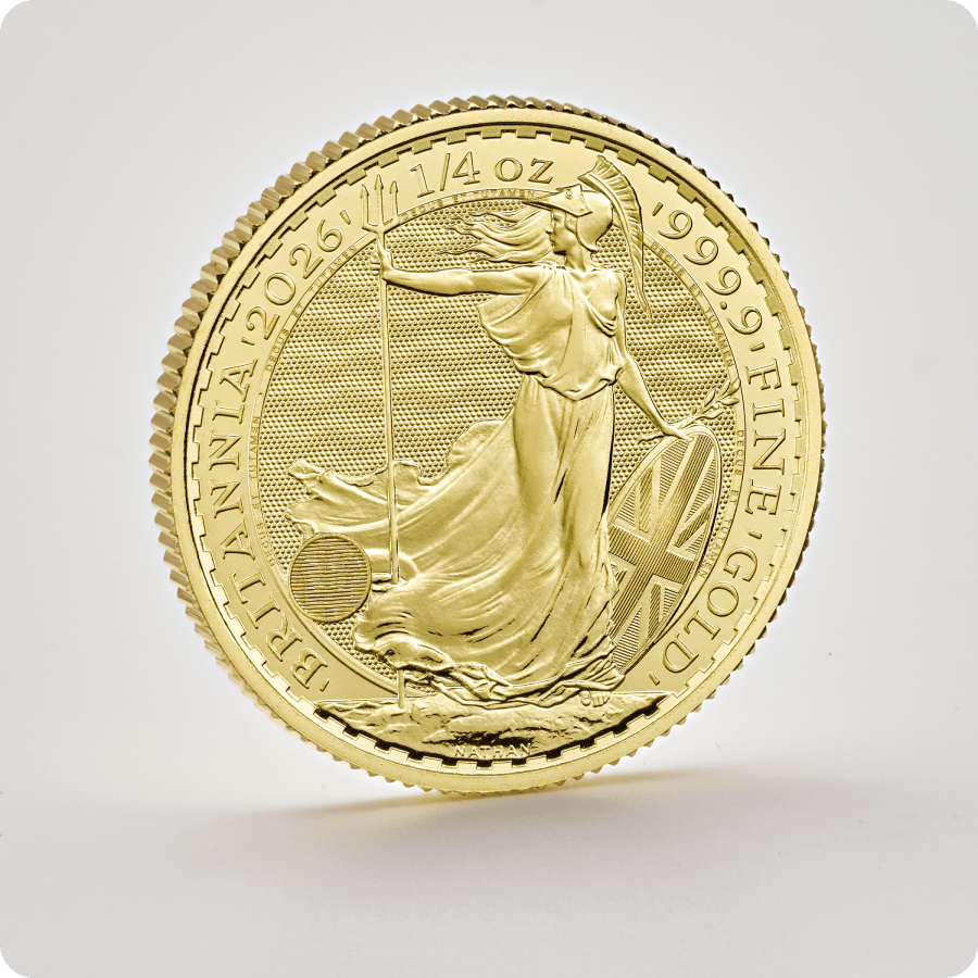1/4 ounce Gold Coin - Britannia 2026 thumbnail 3