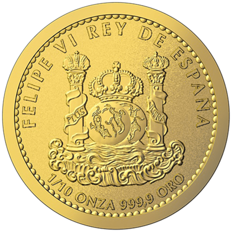 1/10 ounce Gold Coin - Spain Lynx Reverse Proof 2022 thumbnail 2