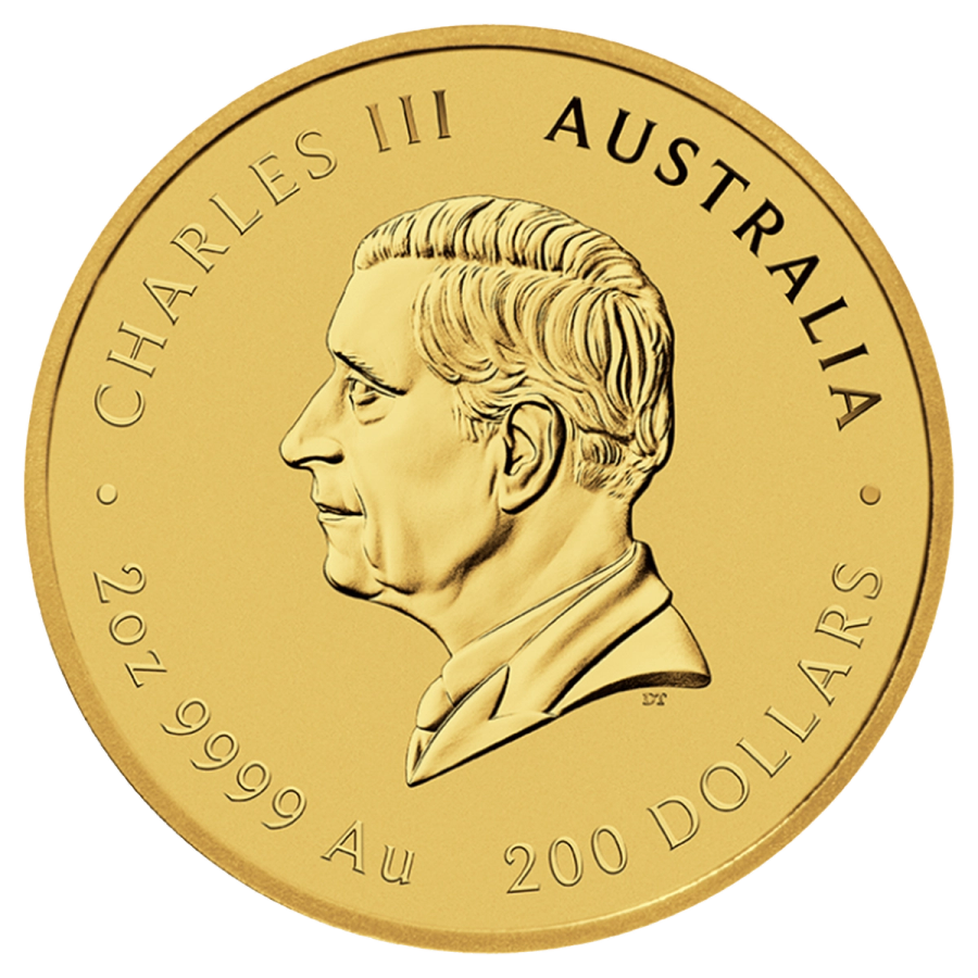 2 ounces Gold Coin - Australia Gold Lunar Snake  2025 (Series III) thumbnail 2