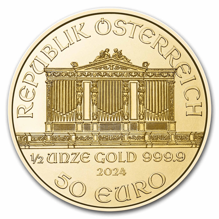 1/2 ounce Gold Coin - Philharmonic 2024 thumbnail 2