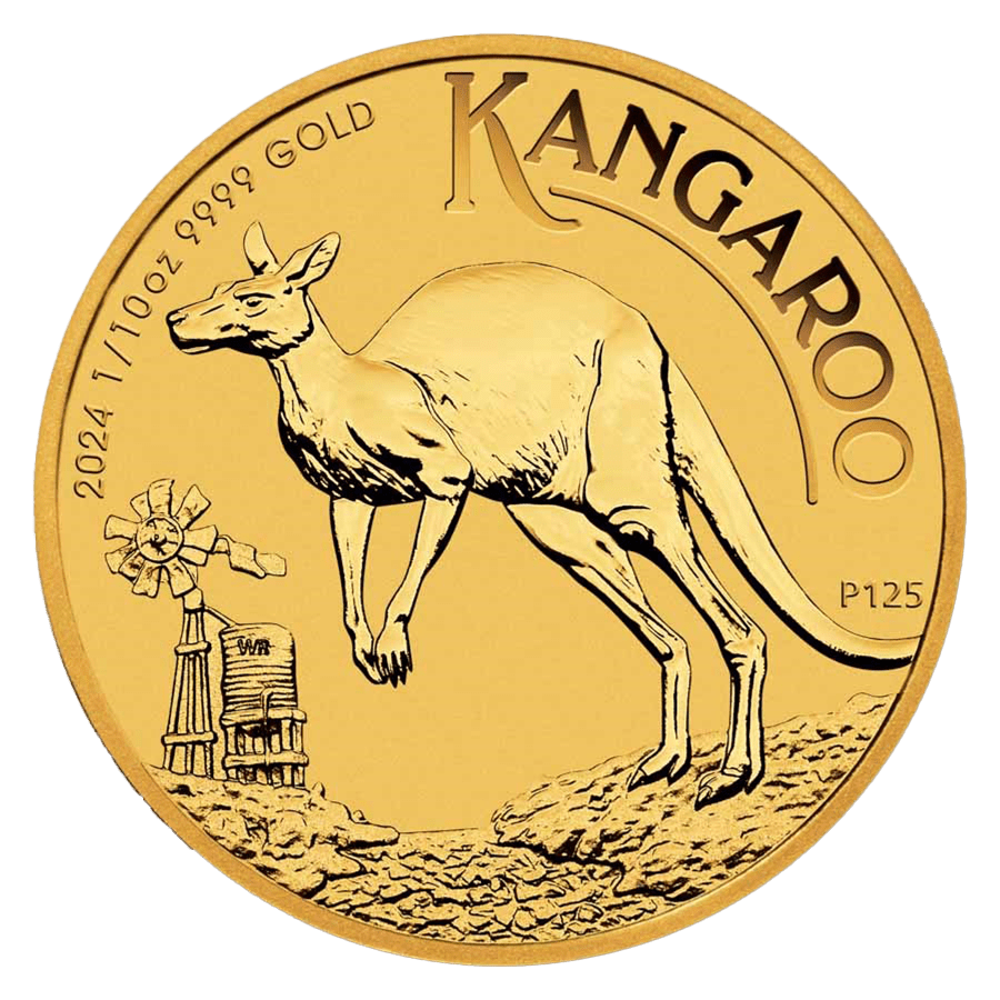 1/10 ounce Gold Coin - Kangaroo 2024 — photo 1