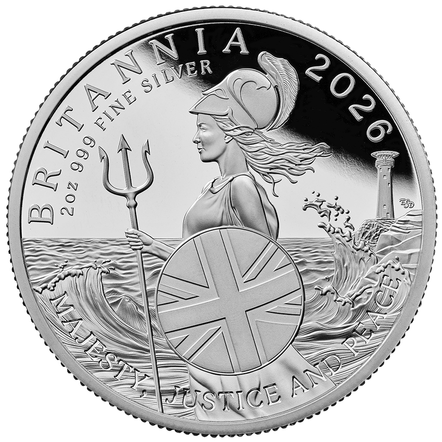 2 ounce Silver Coin - Britannia Proof 2026 thumbnail 2