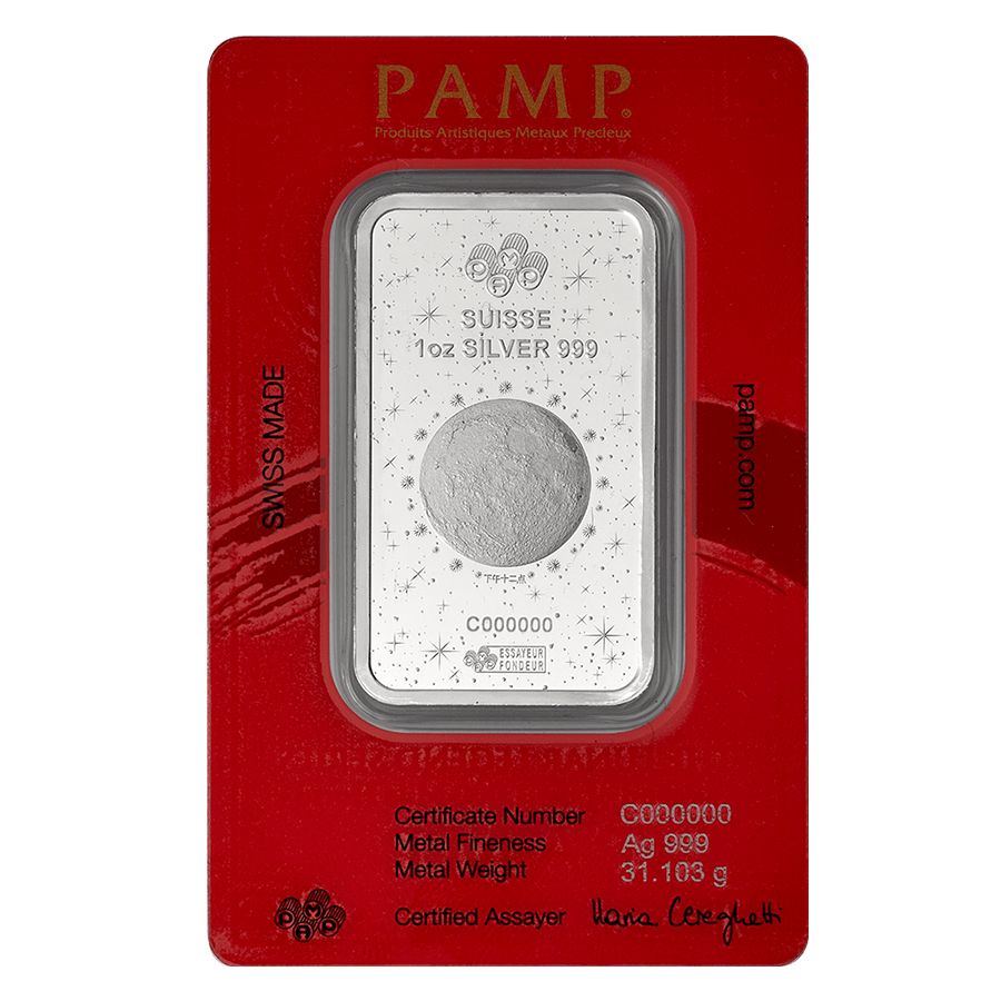 1 ounce Silver Bar - PAMP Suisse Lunar Horse 2026 thumbnail 2