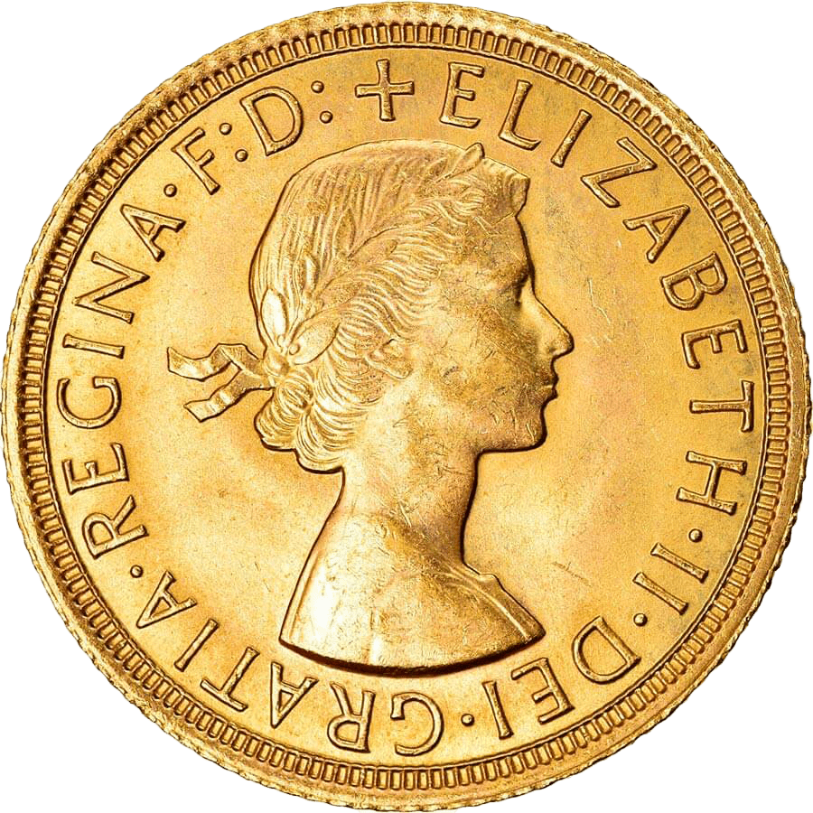 Sovereign Gold Coin - Young Elizabeth - 1957-1968 thumbnail 2