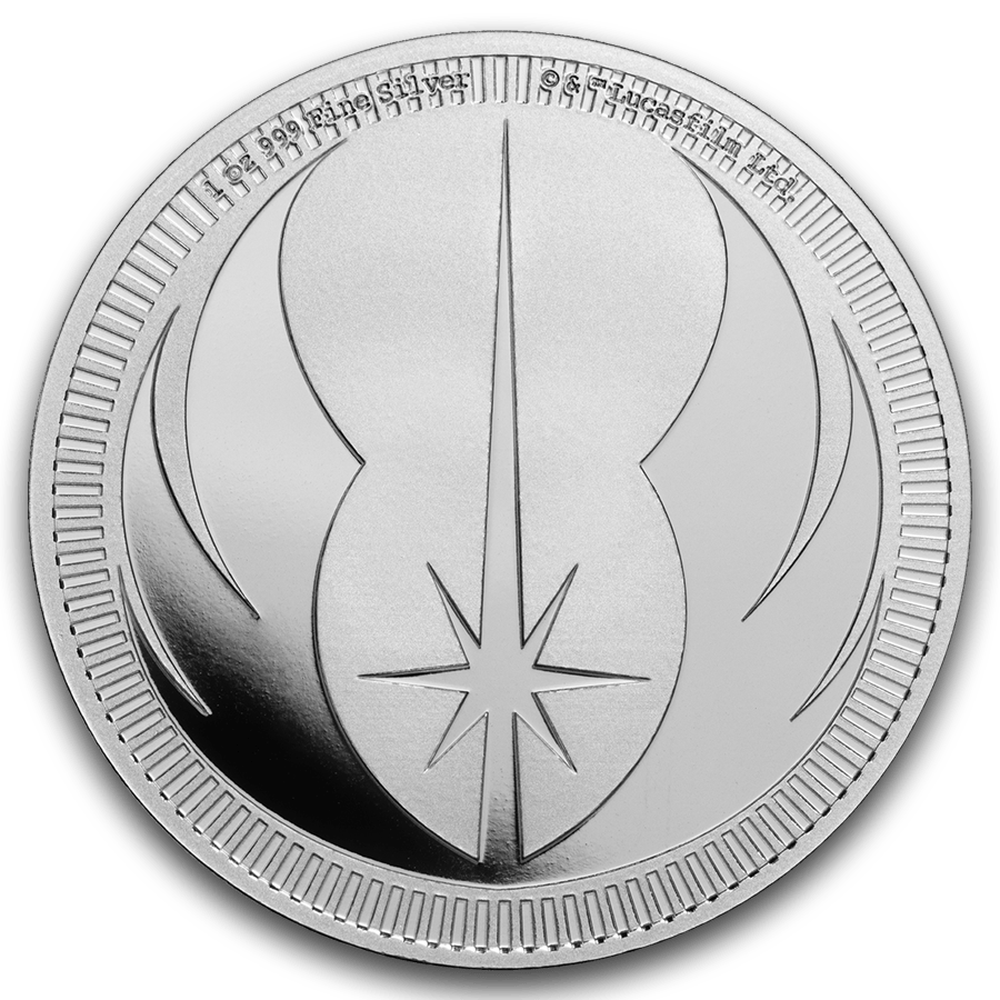 1 ounce Silver Coin - Star Wars Jedi Order Crest 2023 — photo 1