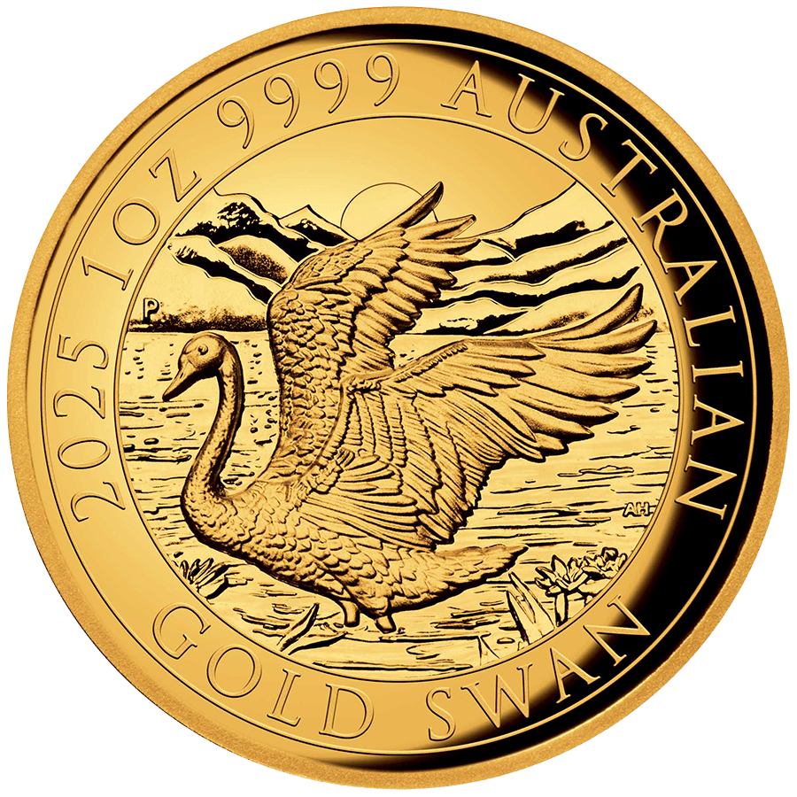 1 ounce Gold Coin - Australia Swan Proof HR 2025 — photo 1